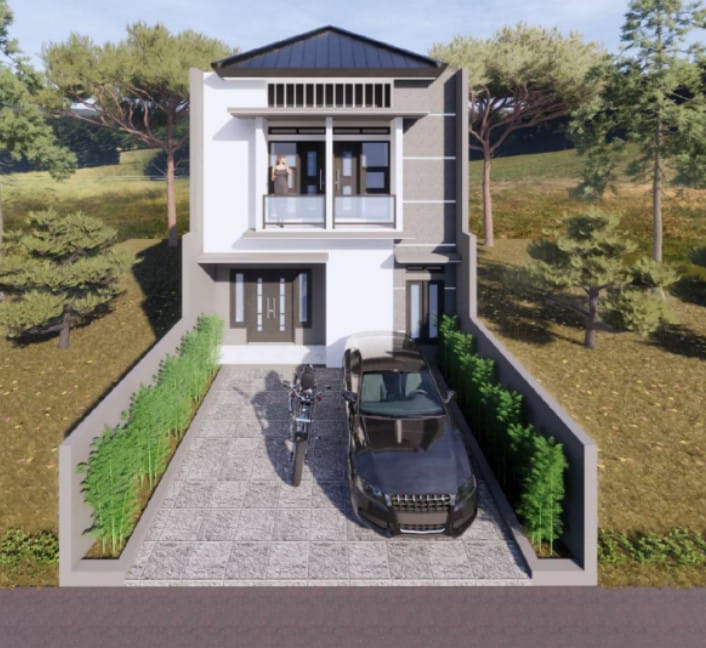 jasa desain rumah 3D modern Radja Kontraktor